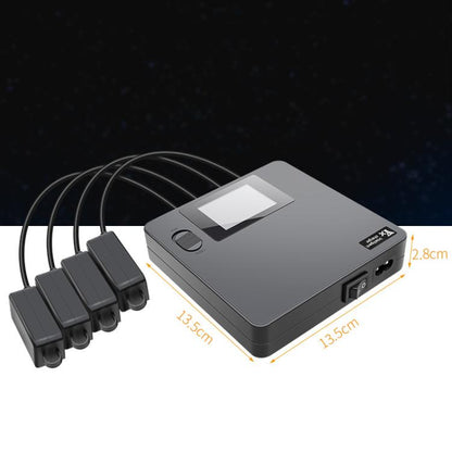 For DJI Mini 4 Pro / Mini 3 Pro / Mini 3 Color Screen Digital Display Four-Way Charger Battery Manager  EU Plug - Other by YX | Online Shopping UK | buy2fix
