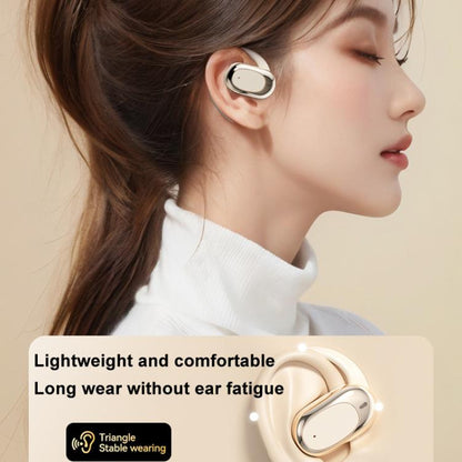 Bone Conduction Wireless Noise Reduction On-Ear Bluetooth Earphones(White) - Bluetooth Earphone by buy2fix | Online Shopping UK | buy2fix