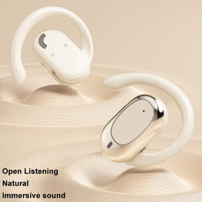 Bone Conduction Wireless Noise Reduction On-Ear Bluetooth Earphones(White) - Bluetooth Earphone by buy2fix | Online Shopping UK | buy2fix