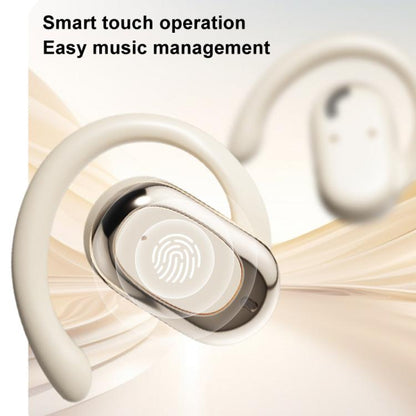 Bone Conduction Wireless Noise Reduction On-Ear Bluetooth Earphones(White) - Bluetooth Earphone by buy2fix | Online Shopping UK | buy2fix