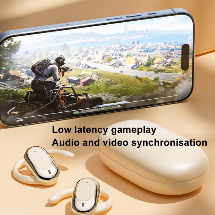 Bone Conduction Wireless Noise Reduction On-Ear Bluetooth Earphones(White) - Bluetooth Earphone by buy2fix | Online Shopping UK | buy2fix