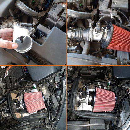 For Mazda 3 / 6 / CX-4 / Axela Car High Flow Cold Air Intake Filter, Specification: 2.0L-70-BK - Air Intake System by buy2fix | Online Shopping UK | buy2fix