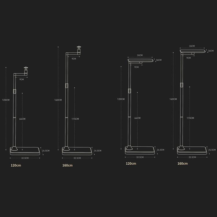 Xiaotian Household Floor-standing Hidden Projector Telescopic Bracket, Spec: 1.2m Bend Model - Accessories & Parts by Xiaotian | Online Shopping UK | buy2fix