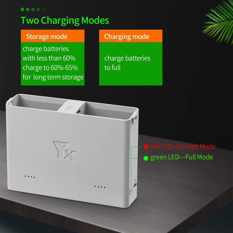 For DJI Mini 4 Pro / Mini 3 Pro / Mini 3 YX  Two-Way Charger Battery Manager(Silver) - Other by YX | Online Shopping UK | buy2fix