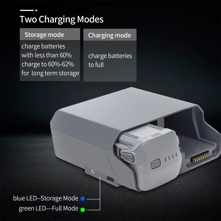 For DJI Air 3S /Air 3 YX Two-Way Charger Battery Manager(Light Gray) - Other by YX | Online Shopping UK | buy2fix