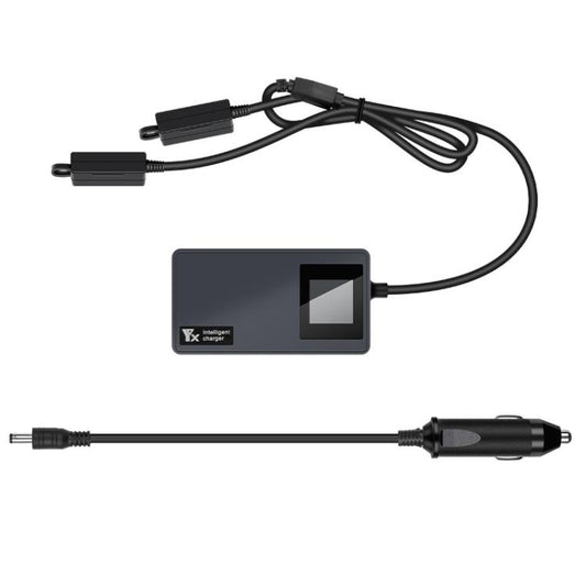 For DJI Air 3S /Air 3 YX Digital Display Car Charger Charge 2 Batteries At the Same Time(Black) - Other by YX | Online Shopping UK | buy2fix