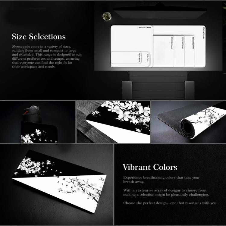 300x700x2mm Ink Painting Cherry Blossom Rubber Non-Slip Mouse Pad Desk Mat(Pattern 17) - Mouse Pads by buy2fix | Online Shopping UK | buy2fix