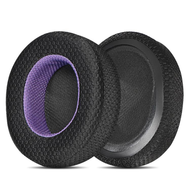1pair Headset Sponge Earmuffs for SteelSeries Arctis Pro / Arctis 3 / 5 / 7, Color: Black Purple Mesh - Earmuff & Pad by buy2fix | Online Shopping UK | buy2fix