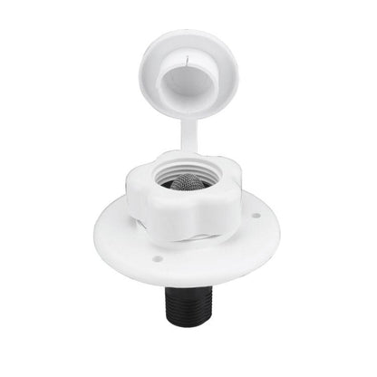 RV Ship Flange Threaded Leak-proof Water Inlet Connector Check Valve, Specifications: White 1 - Marine Accessories & Parts by buy2fix | Online Shopping UK | buy2fix