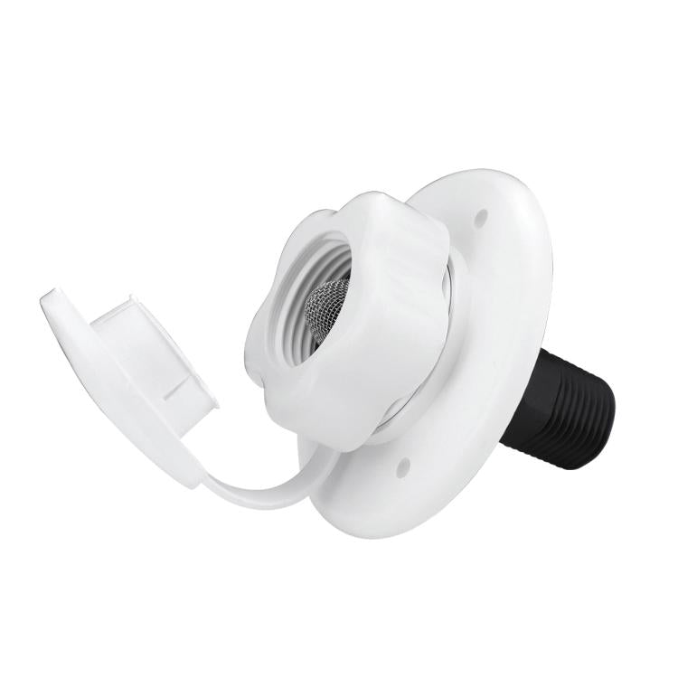 RV Ship Flange Threaded Leak-proof Water Inlet Connector Check Valve, Specifications: White 1 - Marine Accessories & Parts by buy2fix | Online Shopping UK | buy2fix