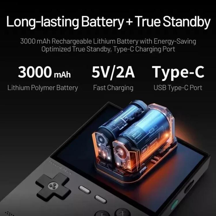 TRIMUI BRICK Open Source Pocket Console Portable Wireless Bluetooth HD Retro Arcade, Size: 64G(Red) - Pocket Console by TRIMUI | Online Shopping UK | buy2fix