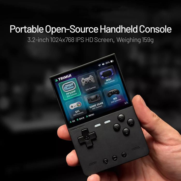 TRIMUI BRICK Open Source Pocket Console Portable Wireless Bluetooth HD Retro Arcade, Size: 64G(Red) - Pocket Console by TRIMUI | Online Shopping UK | buy2fix