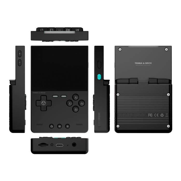 TRIMUI BRICK Open Source Pocket Console Portable Wireless Bluetooth HD Retro Arcade, Size: Standard No Card(Black) - Pocket Console by TRIMUI | Online Shopping UK | buy2fix
