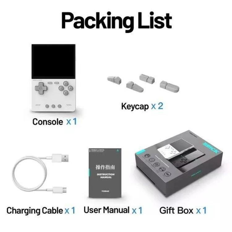 TRIMUI BRICK Open Source Pocket Console Portable Wireless Bluetooth HD Retro Arcade, Size: 64G(Black) - Pocket Console by TRIMUI | Online Shopping UK | buy2fix