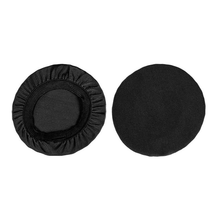 2pcs Universal Round Reusable Headset Dust Cover Sweat-proof Breathable Protective Cover, Color: S Black - Anti-dust & Ear Caps by buy2fix | Online Shopping UK | buy2fix