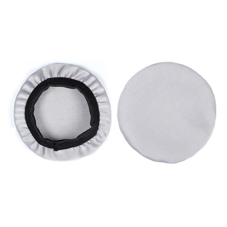 2pcs Universal Round Reusable Headset Dust Cover Sweat-proof Breathable Protective Cover, Color: S Gray - Anti-dust & Ear Caps by buy2fix | Online Shopping UK | buy2fix