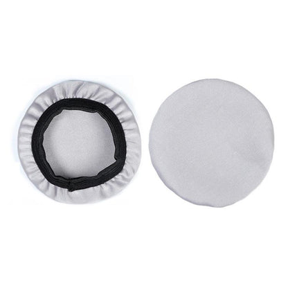 2pcs Universal Round Reusable Headset Dust Cover Sweat-proof Breathable Protective Cover, Color: S Gray - Anti-dust & Ear Caps by buy2fix | Online Shopping UK | buy2fix