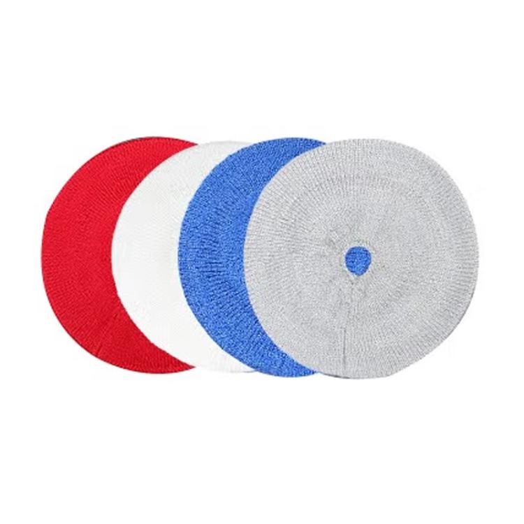 2pcs Universal Round Reusable Headset Dust Cover Sweat-proof Breathable Protective Cover, Color: L Red - Anti-dust & Ear Caps by buy2fix | Online Shopping UK | buy2fix