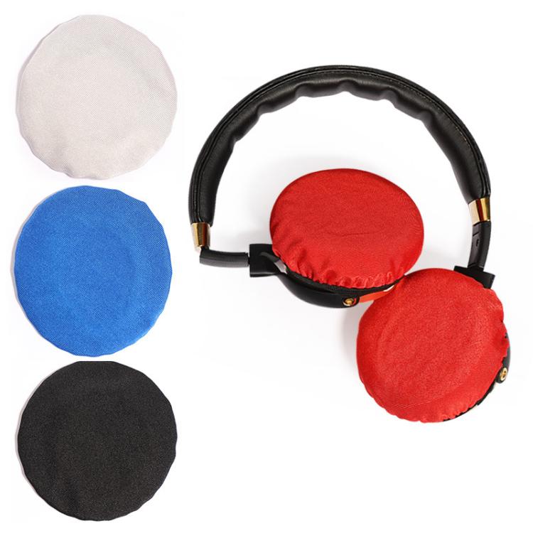 2pcs Universal Round Reusable Headset Dust Cover Sweat-proof Breathable Protective Cover, Color: L Black - Anti-dust & Ear Caps by buy2fix | Online Shopping UK | buy2fix