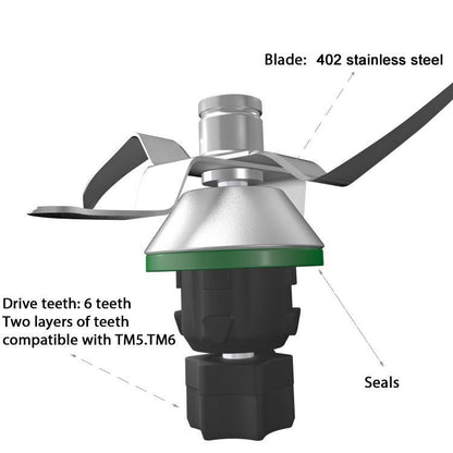 For Thermomix TM5 / TM6 Blade Replacement Knife - Food Disposer Parts by buy2fix | Online Shopping UK | buy2fix