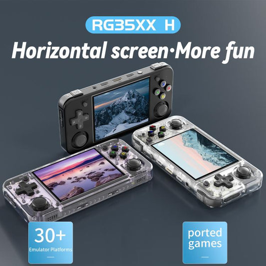 ANBERNIC RG35XXH Open Source Wireless Handheld Game Console, Memory: Standard 32G+64G(Transparent Purple) - Pocket Console by ANBERNIC | Online Shopping UK | buy2fix