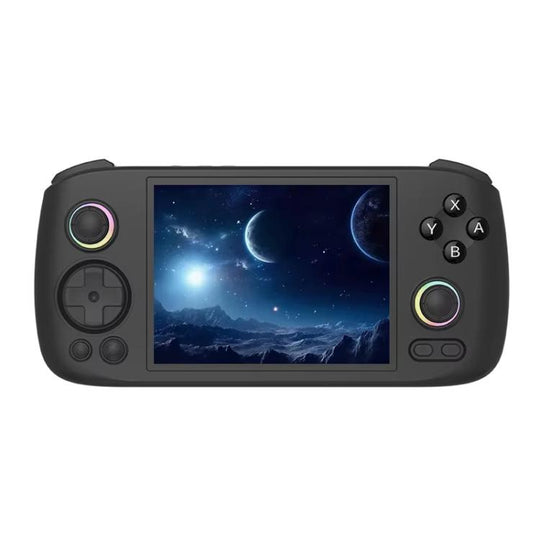 ANBERNIC RG406H Wireless HD Touch Screen Handheld Game Console, Memory: Standard+128G(Black)
