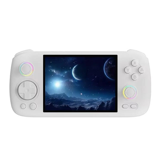 ANBERNIC RG406H Wireless HD Touch Screen Handheld Game Console, Memory: Standard+256G(White)
