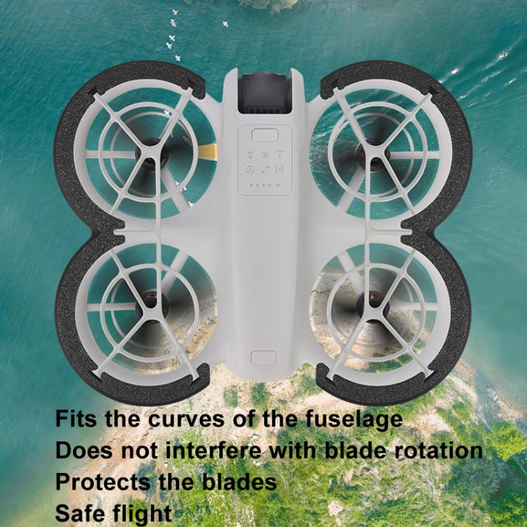 For DJI Neo CQT Impact Protection Cover + Bumper + Folding Stand + Tail Wing 4 In 1 Set(Black) - Mount & Holder by CQT | Online Shopping UK | buy2fix