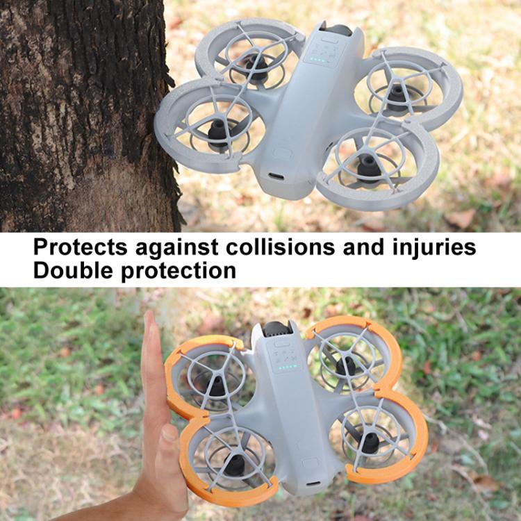 For DJI Neo CQT Paddle Bumper Ring Protective Cover Scratch Resistant Bumper Strips(Black) - Cases & Bags by CQT | Online Shopping UK | buy2fix