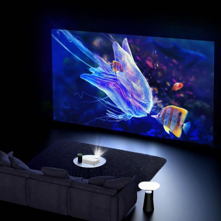 Z01 1080P 5G Bluetooth Projector Android 9.0 System Supports Mirroring Screen UK Plug - LED Projector by buy2fix | Online Shopping UK | buy2fix