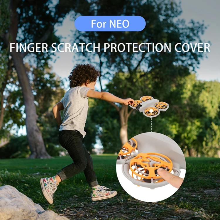 For DJI Neo CQT Drone Landing Scratch Protective Cover Prevent Finger Scratch Protective Cover Accessories, Color: Upper Gray - Other by CQT | Online Shopping UK | buy2fix