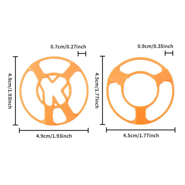 For DJI Neo CQT Drone Landing Scratch Protective Cover Prevent Finger Scratch Protective Cover Accessories, Color: Lower Orange - Other by CQT | Online Shopping UK | buy2fix