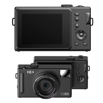 AMKOV CD-R1 24MP HD Pixel Shooting Student Camera 1080P Video Recording CCD Photo Video HD Camera(Black) - Video Cameras by AMKOV | Online Shopping UK | buy2fix