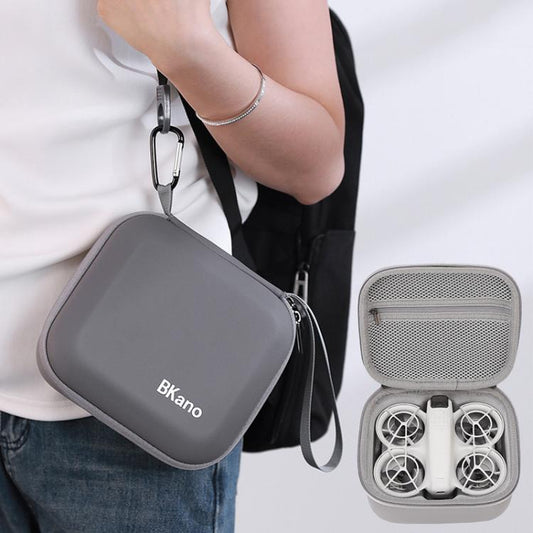For DJI Neo BKANO Portable PU Handheld Storage Bag(Black) - Cases & Bags by BKANO | Online Shopping UK | buy2fix