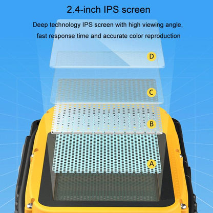 IP68 5m Waterproof Sports Digital Camera Kids Student DV Camera(Yellow) - Video Cameras by buy2fix | Online Shopping UK | buy2fix