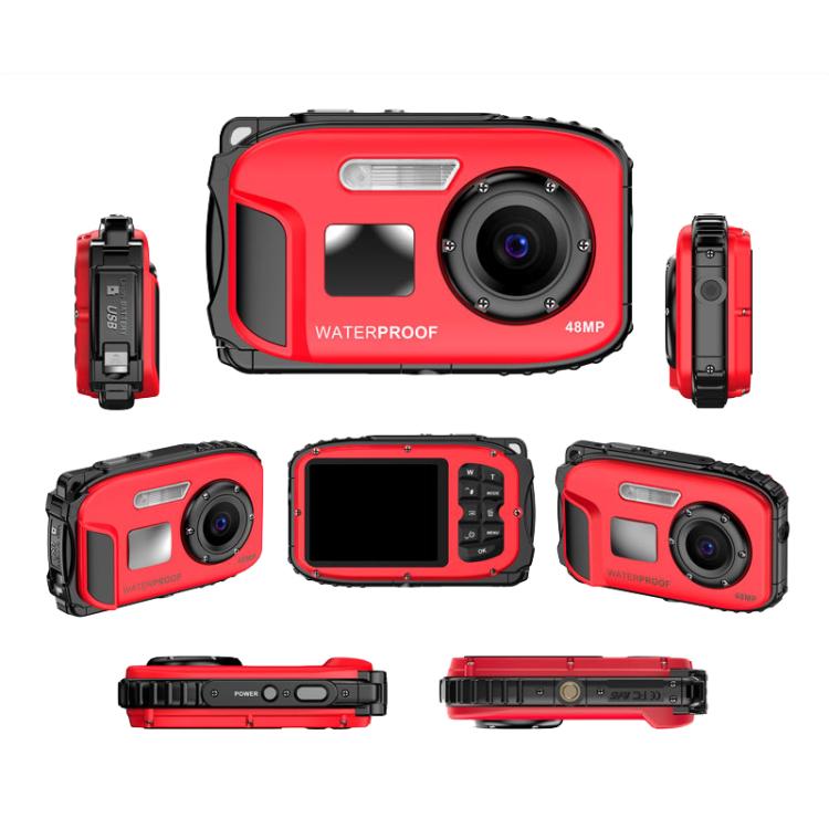 IP68 5m Waterproof Sports Digital Camera Kids Student DV Camera(Blue) - Video Cameras by buy2fix | Online Shopping UK | buy2fix