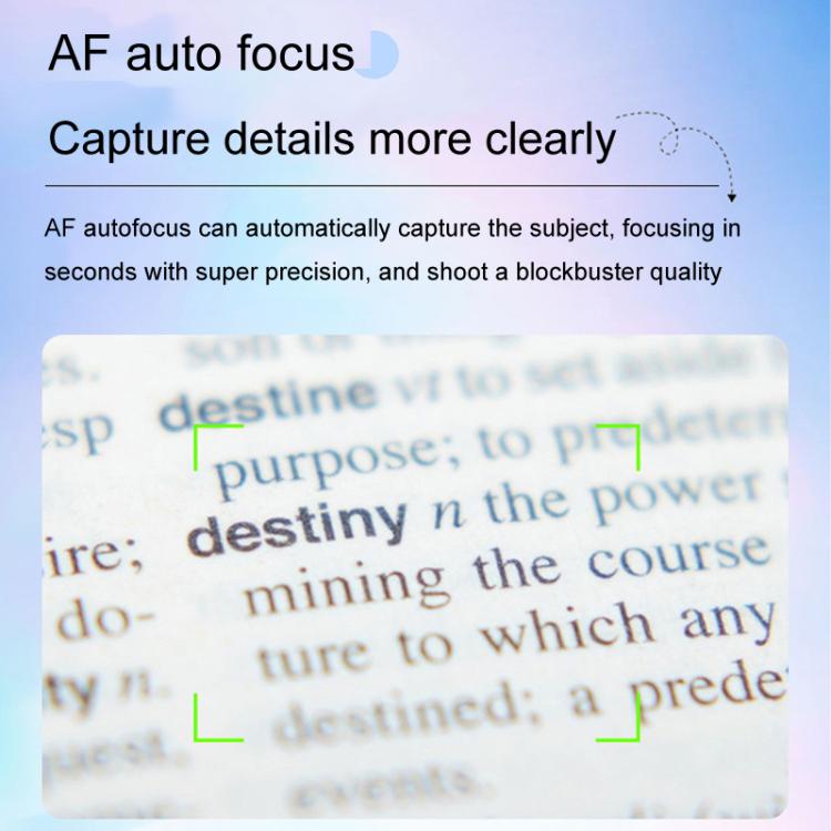 4K HD 3.0-Inch IPS Screen Autofocus HD Digital Camera Student DV Camera SLR(Black) - Video Cameras by buy2fix | Online Shopping UK | buy2fix
