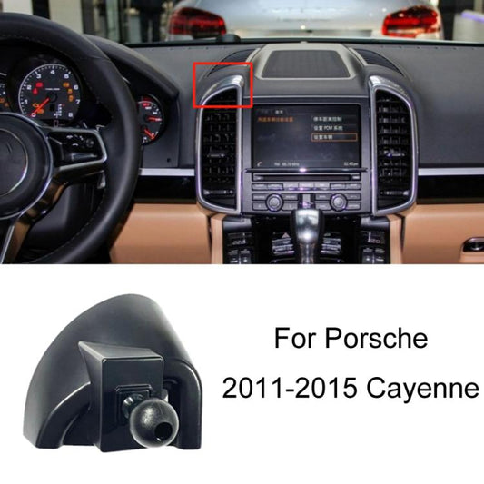 For Porsche Left Driving Car-Mounted Mobile Phone Navigation Holder Base, Model: 11-15 Cayenne - Special Car Holders by buy2fix | Online Shopping UK | buy2fix