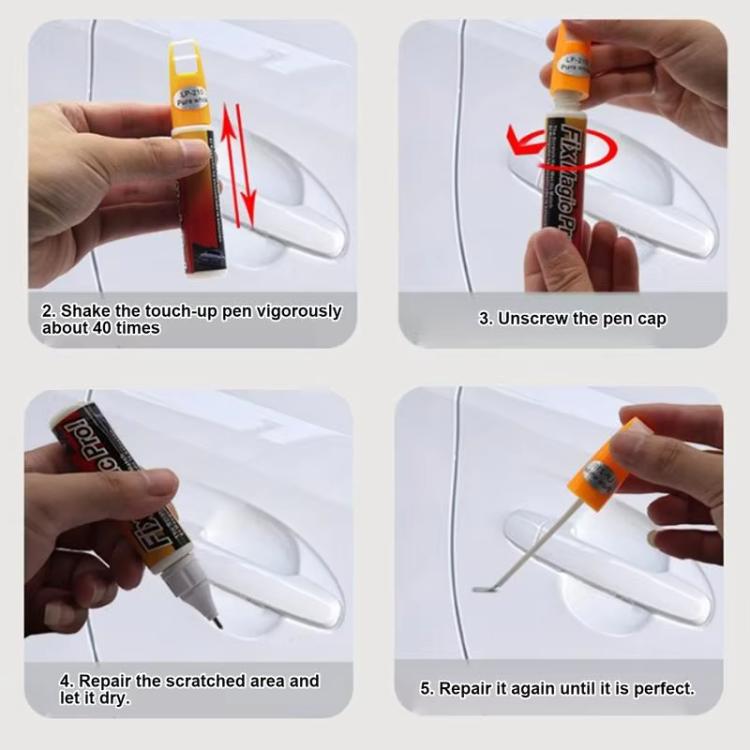 Car Scratch Repair Liquid Paint Touch-Up Pen(Red) by buy2fix