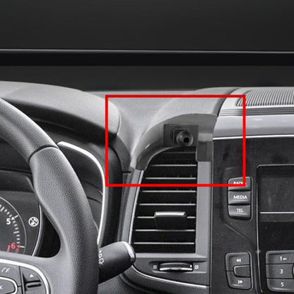 For Renault Left Driving Car-Mounted Special Mobile Phone Navigation Bracket Base(9-16 Koleos) by buy2fix