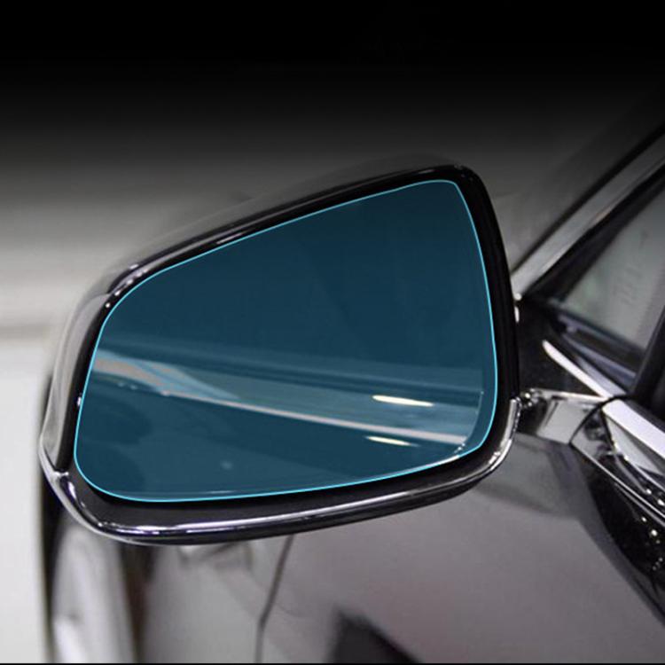 For Tesla Model S Car Side Window Rearview Mirror Rainproof Film Nano Anti-fog Sticker by buy2fix
