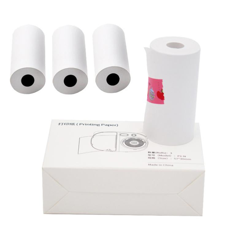 3pcs /Box Children Printing Camera Photo Paper Photo Thermal Paper Photographs Camera Film(White) - Printer Accessories by buy2fix | Online Shopping UK | buy2fix