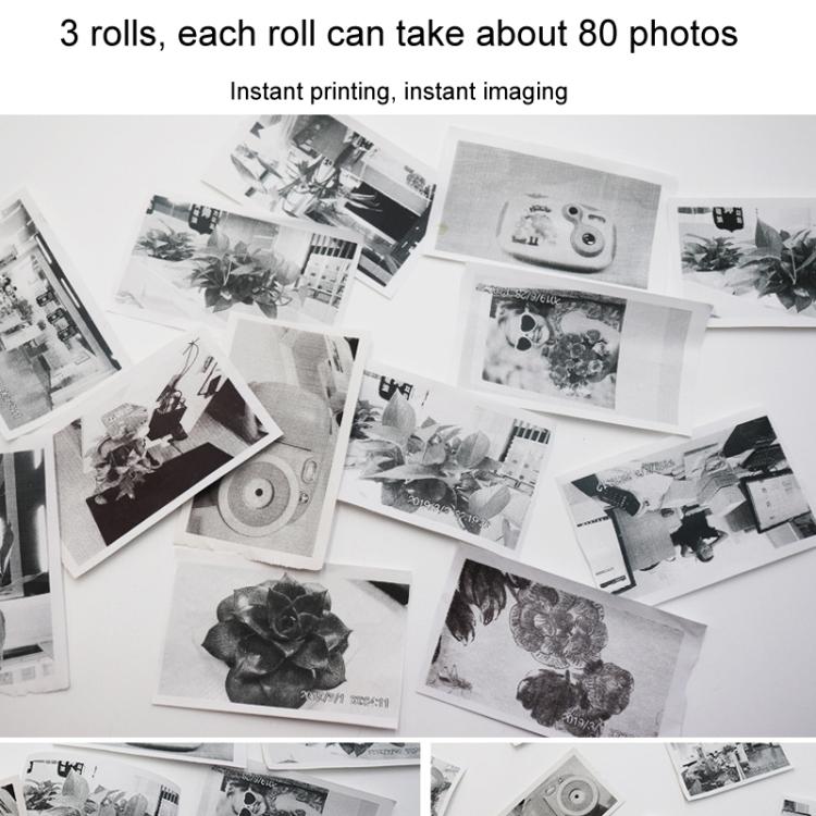 3pcs /Box Children Printing Camera Photo Paper Photo Thermal Paper Photographs Camera Film(White) - Printer Accessories by buy2fix | Online Shopping UK | buy2fix