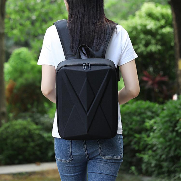 For DJI Air 3 / 3S BKANO AS3-013 Portable Shoulder Bag Hard-shell Storage Backpack(Black) - Carry Cases & Bags by BKANO | Online Shopping UK | buy2fix