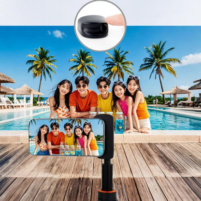 Magsafe Mobile Phone Selfie Fill Light Bluetooth Camera Aid Holder Live Video Shooting Filling Lamp(Black) - Phone Remote Control by buy2fix | Online Shopping UK | buy2fix