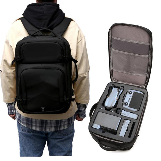 For DJI Air 3  BKANO A3-005 Large Capacity Shoulder Bag Organizer Backpack(Black) - Carry Cases & Bags by BKANO | Online Shopping UK | buy2fix