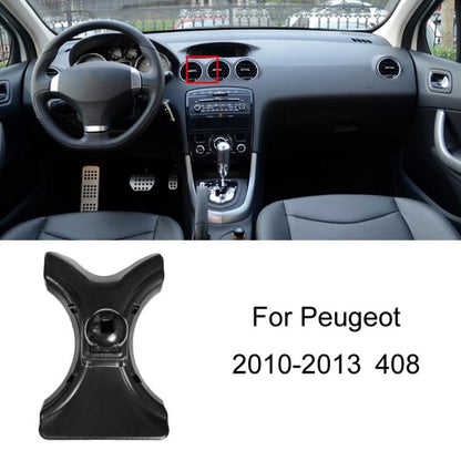 For Peugeot Left Driving Car-Mounted Special Mobile Phone Navigation Bracket Base, Model: 10-13 408 by buy2fix