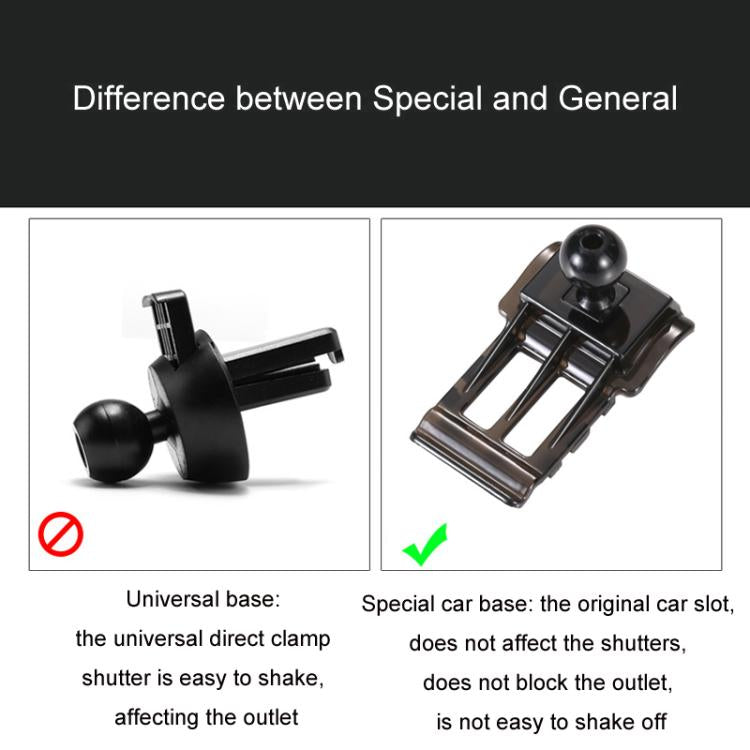 For Peugeot Left Driving Car-Mounted Special Mobile Phone Navigation Bracket Base, Model: 14-20 408 by buy2fix