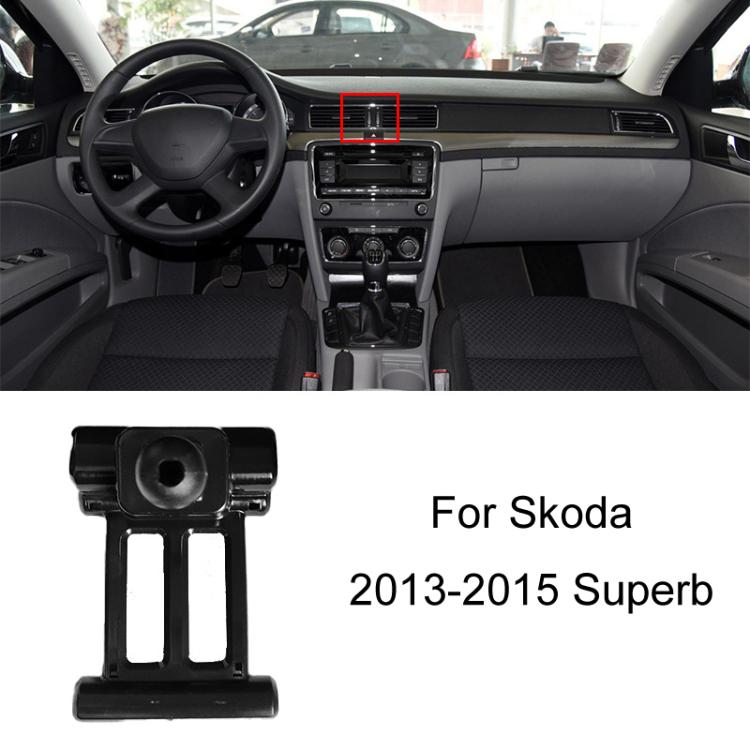 For Skoda Left Driving Car Special Mobile Phone Navigation Bracket Base, Model: 13-15 Superb by buy2fix