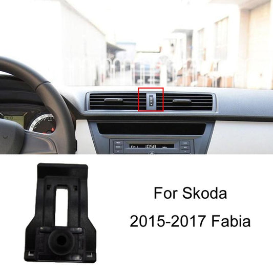 For Skoda Left Driving Car Special Mobile Phone Navigation Bracket Base, Model: 15-17 Fabia by buy2fix